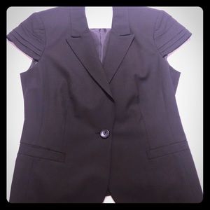 Black, short sleeved Limited Blazer